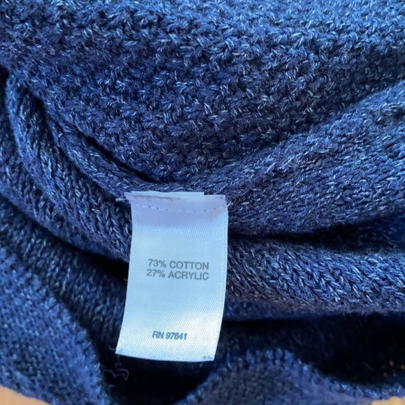 J Jill Blue Hooded Sweater Small - Picture 6 of 6